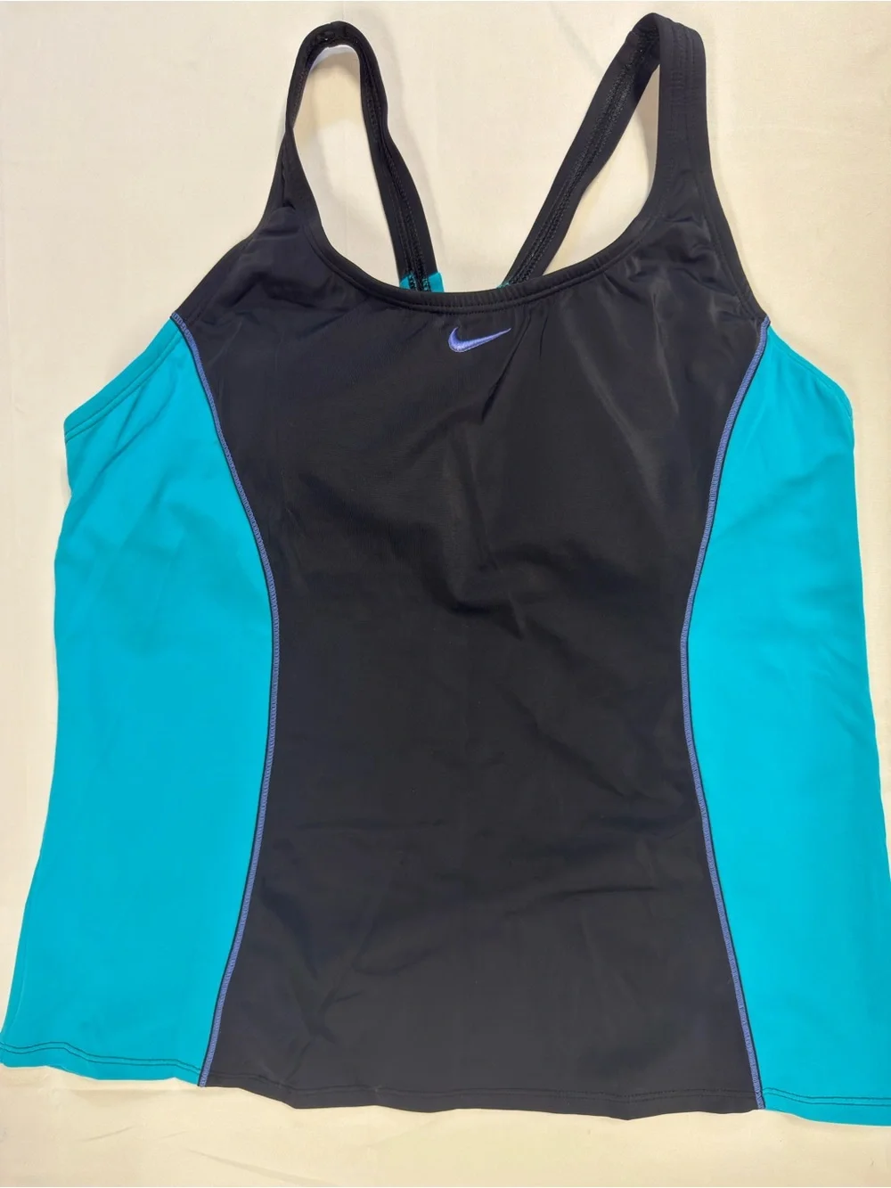 Nike Womens XL Tankini Swim Tops Racerback Athletic Swimsuit Lot of 2